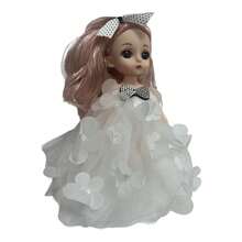 MUÑECA MINI PARA LLAVERO - Blanco - Ver 2