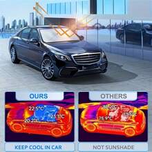 Easypie Selection 汽车遮阳挡风雨伞前挡遮阳伞可折叠夏季汽车座椅隔热车内用品 - 鈦銀 - 查看 8