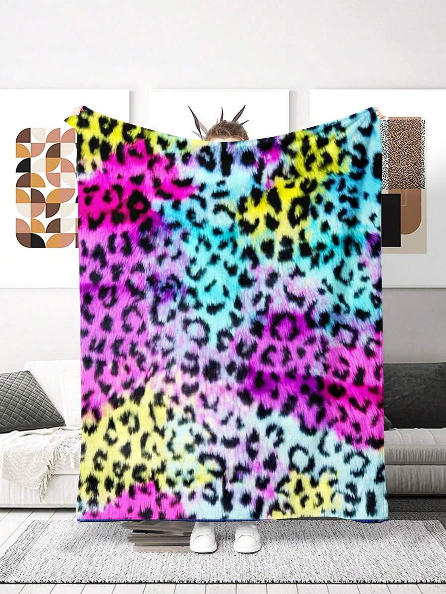 1pc Personalized Soft Plush Lightweight Flannel Blanket, Cozy Fleece