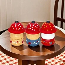 AREWTEC Metal Tobacco Grinder, 2.3"/60mm Creative Mushroom Design Zinc Alloy Four-Layers Spice Grinder, Making Grind Tobacco More Delicate And Finely, Portable And Easier To Use(1 PC)