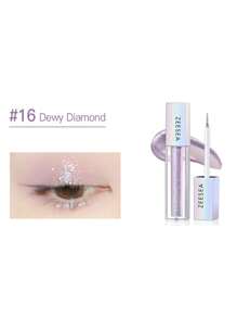 Zeesea 交響樂星砂眼影閃粉，瞬間提亮眼神長效液態眼影 - 16 Dewy Diamond - 查看 2