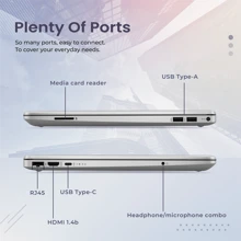 HP 250 G9 15.6" Full HD IPS Laptop, Intel I5-1235U, Up To 64GB RAM, Up To 2.28TB Storage(2TB SSD+288GB Docking Station Set), Intel Iris Xe Graphics, Number Pad, 1 Year Office 365, Win 11 Pro, Dark Ash Silver - 16GB | 800GB 儲存空間 - 查看 10