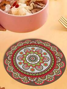 耐热茶壶垫、杯垫、餐桌垫、防烫橡胶杯垫、可爱盘子、碗垫 - 彩色 - 查看 8