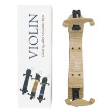 IRIN IRIN Aluminum Violin Shoulder Rest Chin Rest Pad For Adult Beginner Performance Violin, Sizes: 1/8, 1/4, 1/2, 3/4, 4/4, Wood Grain & Fiber Texture