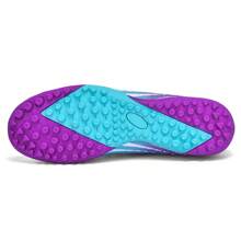 1 双男女通用钉鞋训练鞋，适合户外人造草坪、硬质室内训练场，专业足球/足球草皮鞋，系带，防滑橡胶鞋底 - 紫月 - 查看 11