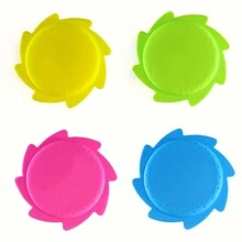 Disco Voador Aspergidor de Água de Silicone, Brinquedo de Água de Praia Disco Voador, Silicone Reutilizável de Absorção Rápida - Multicolorido - Visão 14