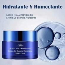 Kit De Serum Y Crema Facial de Ácido Hialurónico Hidratante antiarrugas antiedad humectante - Azul - Ver 7