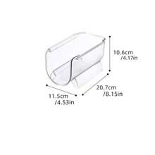 1 Pc For  40 Oz Tumbler With Handle, Plastic Cabinet Water Bottle Rack, Refrigerator And Table Cup Storage Rack,  Cup Accessory Storage Box And Storage, Stackable Water Bottle And Wine Rack Gift - Multicolor - View 5