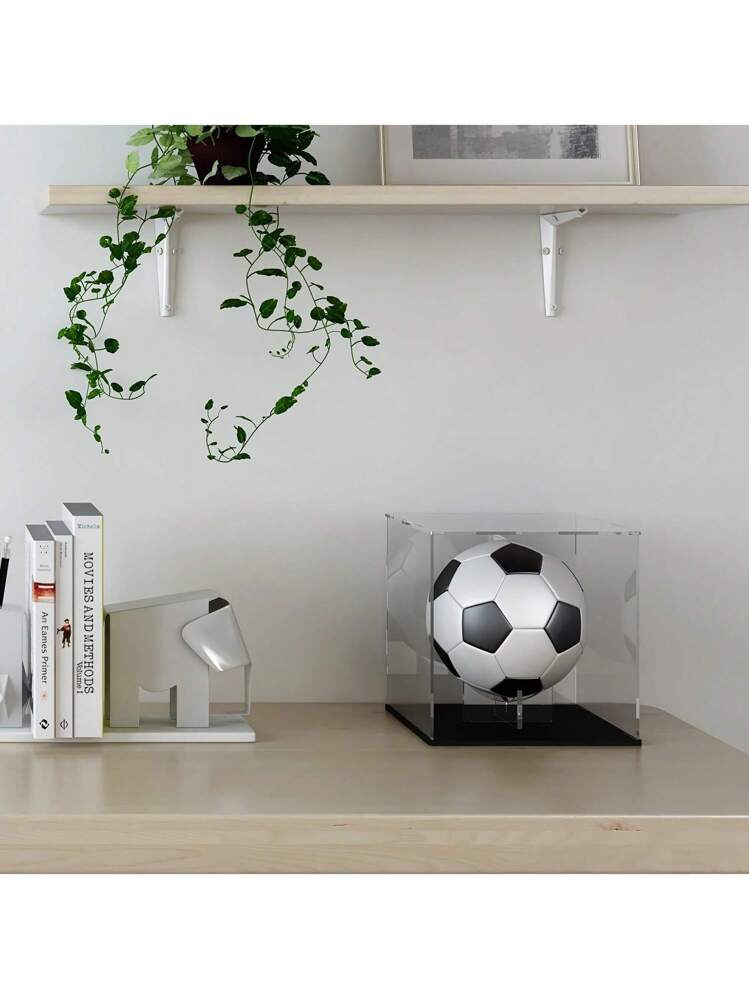 Vitrine Surélevée Pour Ballon De Basket – Présentoir Collectionneur – Fait Main