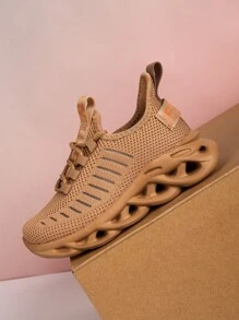 New Style Minimalist Breathable Mesh Sole Non-Slip Lightweight Slip-On Outdoor Casual Sports Shoes, Soft & Comfortable For All Seasons