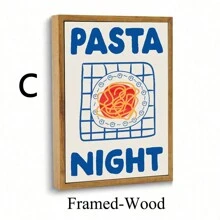 Cin Cin Cheers Print, Retro Wine Poster, Pasta Night Food Print, Bar Cart Art Print, Maximalist Kitchen Print,50*70cm(19.7*27.5in)Unframed,Wall Art,Canvas Gifts Birthday Graduation Room Decor - Multicolor - View 19