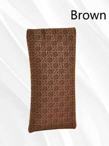 1 件 PU 皮革眼镜袋，防水太阳镜盒，女士礼品配件眼镜配件