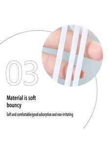 10pcs/Roll Lash Pad Strips, Breathable & Hypoallergenic Eyelash Extension Tapes - White - View 5