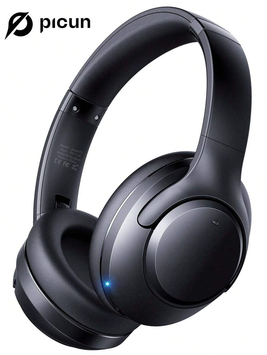 Picun Picun F2 Hybrid Active Noise Cancelling Headphones, 50H Playing ...