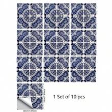10pcs Self-Adhesive Waterproof PVC Floor Tiles, Thick For Kitchen, Bathroom, Living Room, Balcony Flooring Floor Tiles Self Adhesive Floor Tiles Peel Stick Living Room Decor Room Decor Home Decor - Multicolor - View 10