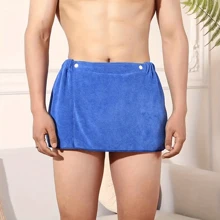 Men's Ultra-Soft Microfiber Beach Towel Wrap - Quick-Drying Absorbent Swim Skirt, Anti-Pilling Design - Multicolor - View 5