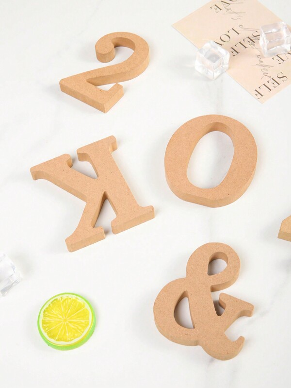 1 Set Wooden Letters, Numbers, Symbols Decoration, 26 Alphabet, 7 Symbols, 9 Numbers, Home Decor, Wedding, Photography Props, Bar Wall Decor Best Gifts Birthday Graduation