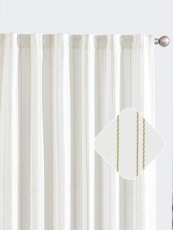 1pc Velvet Linen Floral Printed Curtain, Digital Printing, Fade-Resistant, Fashionable & Versatile, Thick Fabric, Washable, UV Blocking, Semi-Sheer, Bedroom Window Decor, Cafe Backdrop, Living Room