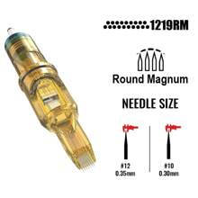 YILONG 10PCS Tattoo Needle Yellow Dragonfly1 Individually Packaged Professional Grade Sterilized Tattoo Ink Cartridge Needle Eyebrow Tattoo Needles - Yellow - View 28