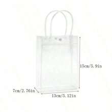 5pcs Happy Saudi National Day Arabia Emblem Flag Transparent Gift Bags Jordanian JEDDAH Prince Mohammed Arabian Tote Bag PVC Waterproof Transparent  Companion Gift Candy Bag - Transparent Bag - View 10