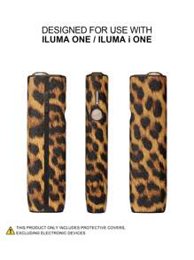 1pc Suitable FOR IQOS ILUMA ONE//ILUMA I ONE Fall Protection Case Suitable For Iqos Iluma I One Protective Case For Decoration Fashion Accessories Surface Animal Print PU Leather Gift, Fully Protected, Shock-Absorbing, Non Slip