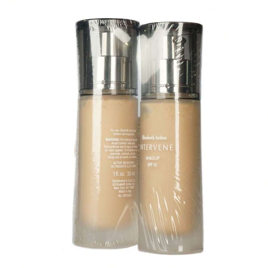 Elizabeth Arden Intervene Maquillaje FPS 15 # 03 Suave Sol Beige 1 OZ Conjunto de 2 - Rojo - Ver 1