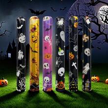 Set de 6 globos de Halloween - Diseño de dibujos animados lindo y elegante, de aluminio, excelente para decoraciones de fiesta y regalos, de 21,7 pulgadas de largo, Navidad - globo - Ver 2