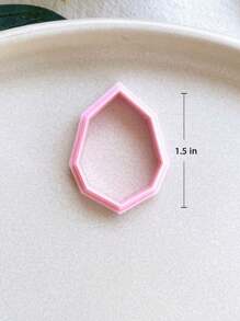 Basic Polymer Clay Cutters For Making Polymer Clay Earrings, Clay Cutters - Pink - View 9