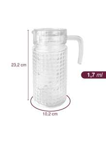 1.7 Liter Glass Jar With Transparent Lid - Dolce Home - 無色 - 查看 3