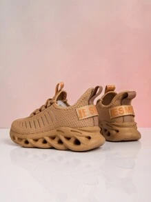 New Style Minimalist Breathable Mesh Sole Non-Slip Lightweight Slip-On Outdoor Casual Sports Shoes, Soft & Comfortable For All Seasons