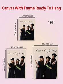 1 Chân Dung Tốt Nghiệp Tùy Chỉnh Được Đóng Khung Từ Ảnh, Chân Dung Quà Tặng Tốt Nghiệp Được Cá Nhân Hóa Cho Bạn Thân, Quà Tặng Chân Dung Tốt Nghiệp Đại Học Tùy Chỉnh - Nhiều màu - Xem 2
