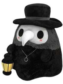 1 pieza Muñeco de peluche de doctor de la peste estilo steampunk, accesorio para fiesta de Halloween que brilla en la oscuridad, regalo de cumpleaños/festividad - Multicolor - Ver 10