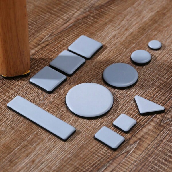4pcs Furniture Glide Pads, Movable Furniture Glide Pads, Self-Adhesive Furniture Leg Cups, Kitchen Desk & Chair Pads, Furniture Floor Protectors