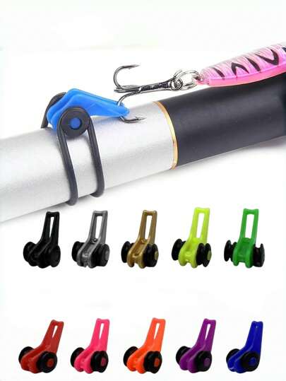 5/10 Sets Secure Fishing Hook Keeper Holder - Organize And Protect Your Hooks With Durable ABS Material For Efficient Fishing And Outdoor Activities - Compact And Space-Saving Design