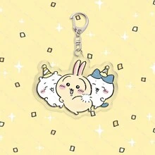 1pc Acrylic Keychain, Cute Cartoon Backpack/Bag Pendant Charm, Car Keyring - Multicolor - View 2