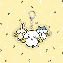 1pc Acrylic Keychain, Cute Cartoon Backpack/Bag Pendant Charm, Car Keyring - Multicolor - View 4
