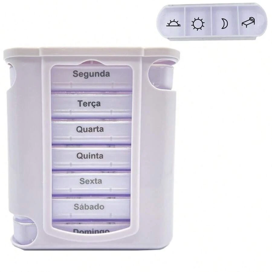 Weekly Pill Box Morning Noon Afternoon Night