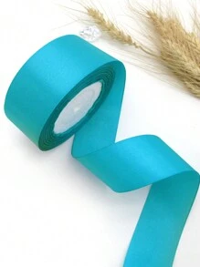 1 套宽度为 0.6 厘米/1 厘米/4 厘米，长度为 22 米的丝带，适用于 DIY 玫瑰花、蛋糕盒、鲜花装饰、婚礼、汽车装饰、红色编织丝带， - 藍色 - 查看 4