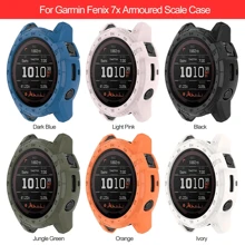 TPU Protective Case Cover For Garmin Fenix 7X Smart Watch Soft Protector Cover Shell Accessory Protective Frame Shell Sleeve - For Fenix 7x - View 1