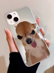 1个趣味狗狗图案透明TPU防指纹手机壳，兼容 16 Pro Max/16/16 Pro/16 Plus/15/15 Pro Max/15 Pro/11/12/13/14 Pro Max/11 Pro Max/12 Pro/12 Pro Max/13 Pro/13 Pro Max/14 Pro/14 Pro Max，创意时尚 - 彩色 - 查看 2