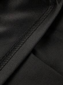 Girls Elastic Waist Tennis Skirt, Short Pleated Casual Skirt Uniform, Size 3-8 Years - Black - View 7