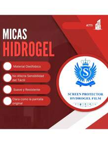 2 Micas De Hidrogel Hd/ Blue Light/ Matte/ Privacidad/ Para Oppo Reno 12 F 5G - Privacidad Matte - Ver 6