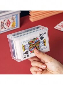 1 Pc/2 Pcs Portable Playing Card Case Container Plastic Gaming Card Holder Organizers Empty Snaps Closed Card Storage Box Playing Game Card Storage Box Portable Card Container,Playing Cards,Card Games,Games,Gambling,Game Box,Plastic Card,Playing Cards,Card Games,Playing Card Holder,Closed Organizer,Switch Game Card Case,Card Shuffler - Multicolor - View 7
