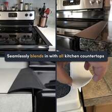 1pc Kitchen Countertop Filler, Silicone Sealant Strip For Kitchen, Oil & Stain Resistant, Heat Resistant For Appliances Gap Filler, Easy To Clean - Multicolor - View 9