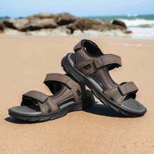 2024 New Summer Men Soft Breathable Beach Sandals - Brown - View 2