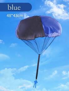 手抛降落伞户外运动空中跳伞带士兵降落伞，幼儿园生存游戏空投玩具道具 - 彩色 - 查看 4