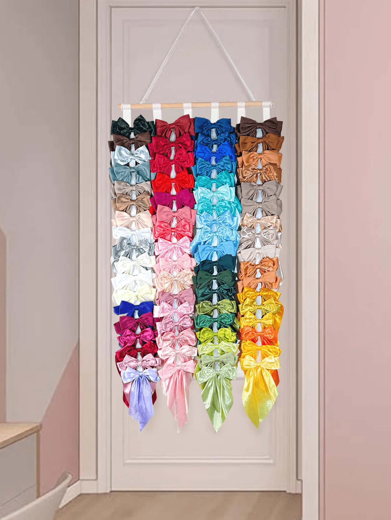 18 pinces à cheveux avec grands noeuds de couleurs aléatoires pour dames, noeuds en soie élégants et vintage, accessoires de cheveux pratiques et abordables, parfaits pour les fêtes, barrettes, école, été, vacances, voyages, festivals et soirées - Multicolore - Voir 1