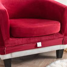 Sofa Covers - Burgundy - View 7