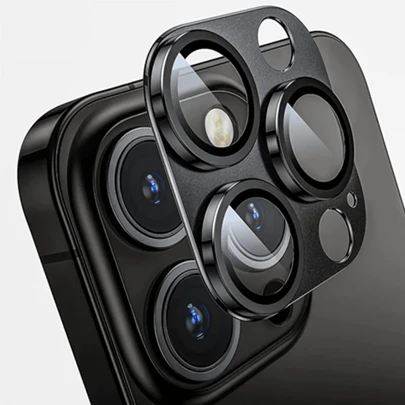 Camera Lens Protective Film Glass Compatible With Iphone16 Pro Max 16 Plus 13 12 11 14 15 ProMax HD Rear Lens Protective Film Compatible With Iphone Gift For Birthday, Family, Friends Alloy Metal With Tempered Glass Full Cover, Lens Protector, Phone Accessories