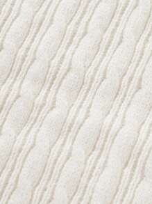 Men's Warm And Versatile Fashion Sweater - White - View 4